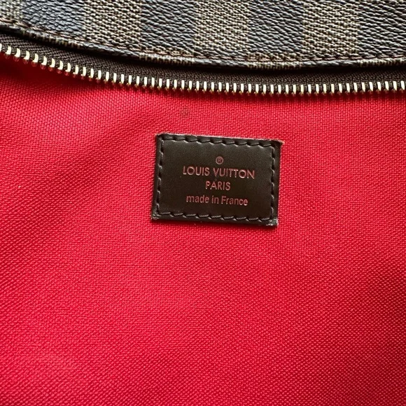 Authentic Louis Vuitton Damier Ebene Bloomsbury GM Large Crossbody Bag RETIRED - Picture 9 of 14